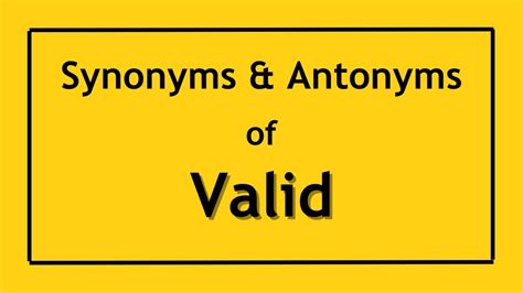 synonyms of validity|VALIDITY Synonyms: 95 Similar and Opposite Words .